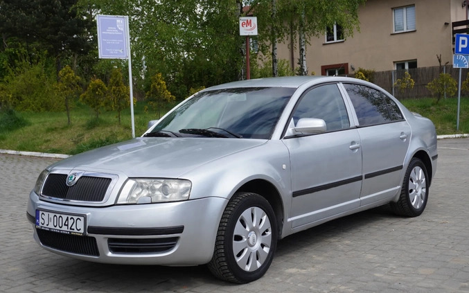 Skoda Superb cena 4999 przebieg: 256000, rok produkcji 2005 z Katowice małe 562